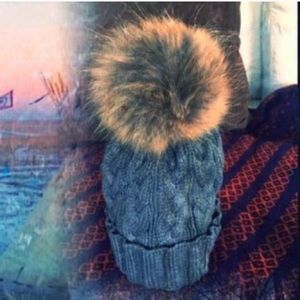 Fur Puffball Beanies